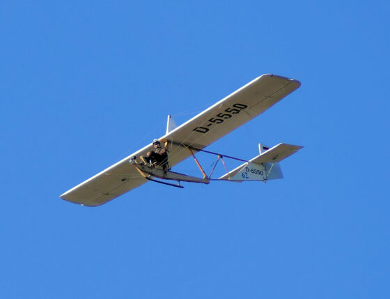 SG38 bereit zum Gummiseilstart auf der Wasserkuppe