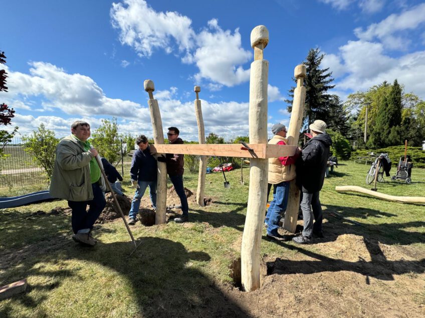 Frühlingserfolg: Neuer Spielplatz